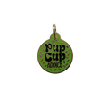 Pup Cup Addict Dog Tag