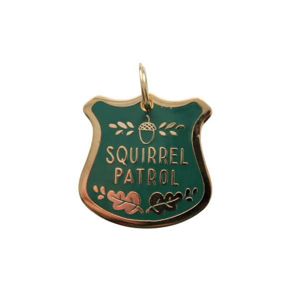 Squirrel Patrol Dog Tag